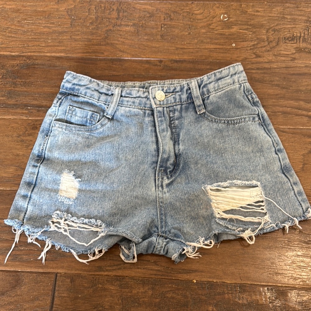 Denim Distressed Women's Jean Shorts